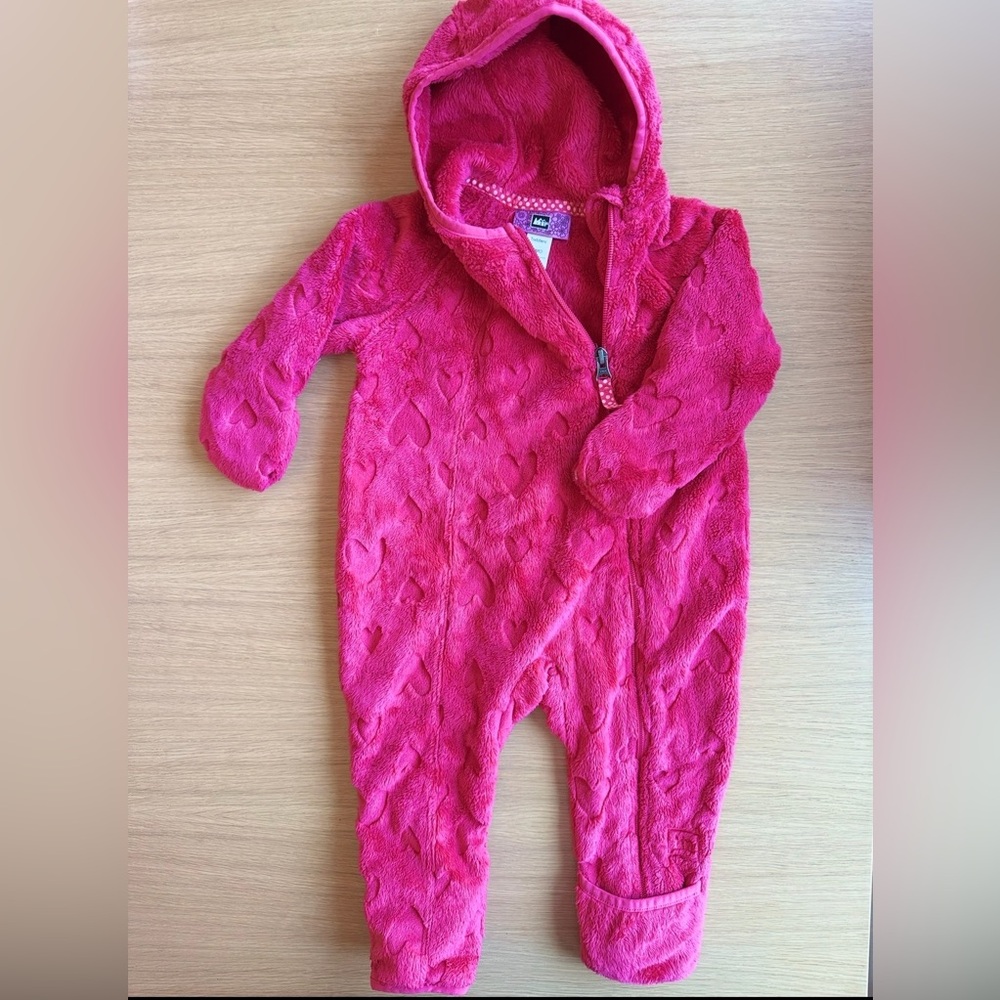 Cozy Pink REI One Piece Fleece
